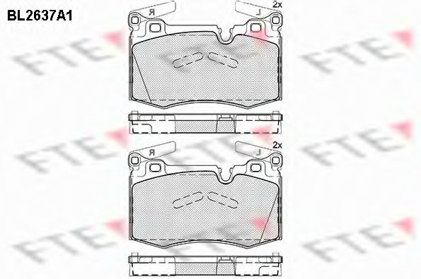 FTE BL2637A1 Тормозные колодки для MINI MINI CLUBVAN (Мини Мини cлубvан) FTE BL2637A1 Тормозные колодки для MINI MINI CLUBVAN (Мини Мини cлубvан)