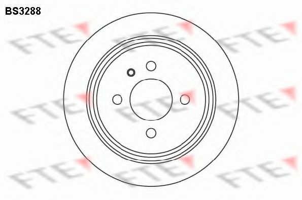 FTE BS3288 Тормозной диск для BMW 3 (Бмв 3) FTE BS3288 Тормозной диск для BMW 3 (Бмв 3)