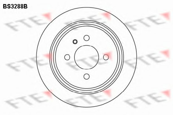 FTE BS3288B Тормозной диск для BMW 3 (Бмв 3) FTE BS3288B Тормозной диск для BMW 3 (Бмв 3)