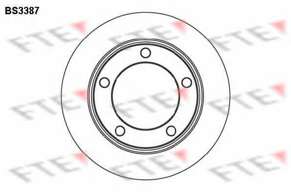FTE BS3387 Тормозной диск для LADA NIVA II (Лада Нива 2) FTE BS3387 Тормозной диск для LADA NIVA II (Лада Нива 2)