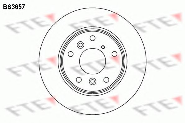 FTE BS3657 Тормозной диск для MAZDA 626 III (Мазда 626 3) FTE BS3657 Тормозной диск для MAZDA 626 III (Мазда 626 3)
