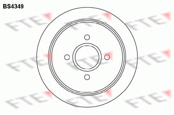 FTE BS4349 Тормозной диск для FORD (Форд) FTE BS4349 Тормозной диск для FORD (Форд)