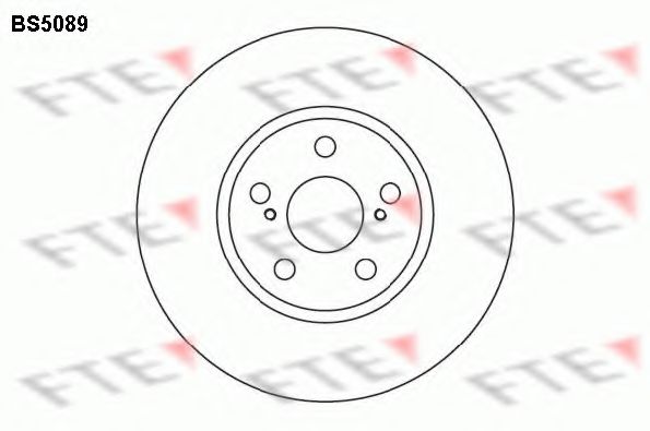 FTE BS5089 Тормозной диск для TOYOTA (Тойота/тоета)