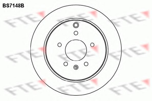 FTE BS7148B Тормозной диск для CHEVROLET CAPTIVA (Шевроле Каптива) FTE BS7148B Тормозной диск для CHEVROLET CAPTIVA (Шевроле Каптива)