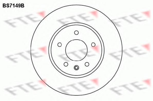 FTE BS7149B Тормозной диск для CHEVROLET CAPTIVA (Шевроле Каптива) FTE BS7149B Тормозной диск для CHEVROLET CAPTIVA (Шевроле Каптива)