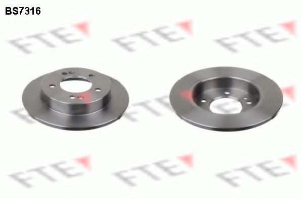 FTE BS7316 Тормозной диск для HYUNDAI (Хендай) FTE BS7316 Тормозной диск для HYUNDAI (Хендай)