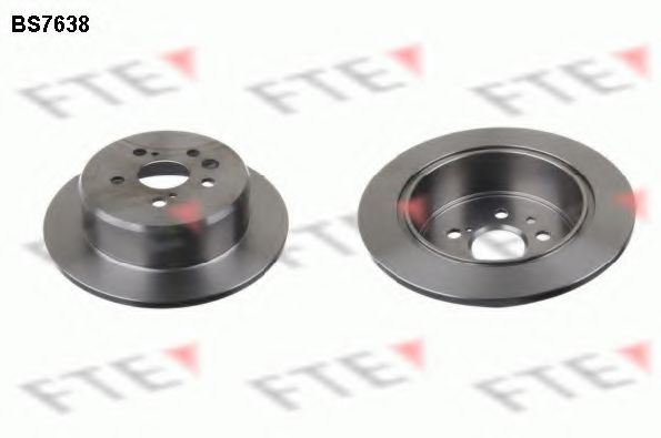 FTE BS7638 Тормозной диск для TOYOTA (Тойота/тоета)