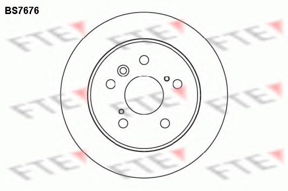 FTE BS7676 Тормозной диск для TOYOTA SCEPTER (Тойота/тоета Сcэптэр) FTE BS7676 Тормозной диск для TOYOTA SCEPTER (Тойота/тоета Сcэптэр)