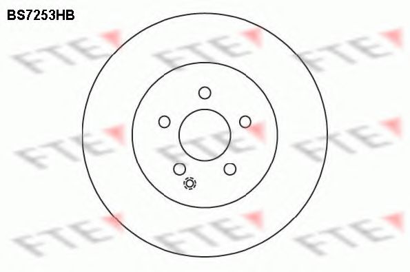 FTE BS7253HB Тормозной диск для MERCEDESBENZ (Мерседес бенц) FTE BS7253HB Тормозной диск для MERCEDESBENZ (Мерседес бенц)