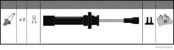 HERTH+BUSS JAKOPARTS J5383024 Комплект проводов зажигания для MAZDA (Мазда) HERTH+BUSS JAKOPARTS J5383024 Комплект проводов зажигания для MAZDA (Мазда)