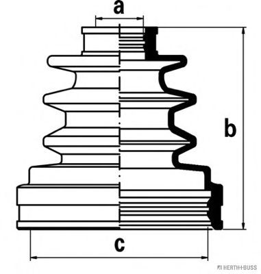 HERTH+BUSS JAKOPARTS J2882009 Комплект пылника, приводной вал со стороны коробки передач для TOYOTA 4 RUNNER (Тойота/тоета 4 руннэр) HERTH+BUSS JAKOPARTS J2882009 Комплект пылника, приводной вал со стороны коробки передач для TOYOTA 4 RUNNER (Тойота/тоета 4 руннэр)