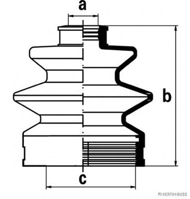 HERTH+BUSS JAKOPARTS J2888001 Комплект пылника, приводной вал со стороны коробки передач для SUZUKI (Сузуки) HERTH+BUSS JAKOPARTS J2888001 Комплект пылника, приводной вал со стороны коробки передач для SUZUKI (Сузуки)