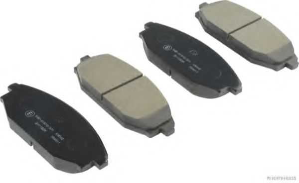 HERTH+BUSS JAKOPARTS J3600543 Тормозные колодки передний мост для HYUNDAI GALLOPER II (Хендай Галлопэр 2)