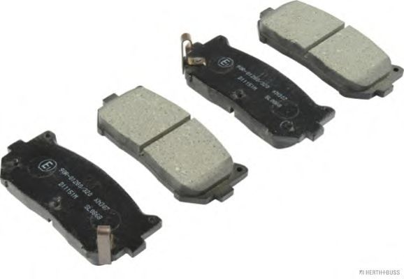 HERTH+BUSS JAKOPARTS J3610301 Тормозные колодки задний мост для KIA CARENS II (Киа Каренс 2) HERTH+BUSS JAKOPARTS J3610301 Тормозные колодки задний мост для KIA CARENS II (Киа Каренс 2)