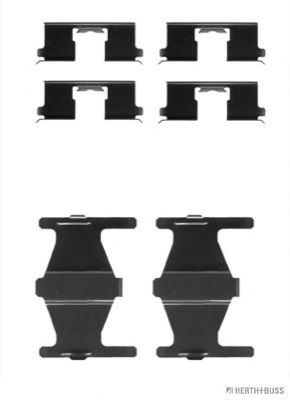 HERTH+BUSS JAKOPARTS J3661007 Комплектующие, колодки дискового тормоза задний мост для NISSAN PULSAR I (Ниссан Пулсар и) HERTH+BUSS JAKOPARTS J3661007 Комплектующие, колодки дискового тормоза задний мост для NISSAN PULSAR I (Ниссан Пулсар и)