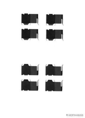 HERTH+BUSS JAKOPARTS J3663002 Комплектующие, колодки дискового тормоза передний мост для MITSUBISHI CANTER (Митсубиши/митсубиси Cантэр) HERTH+BUSS JAKOPARTS J3663002 Комплектующие, колодки дискового тормоза передний мост для MITSUBISHI CANTER (Митсубиши/митсубиси Cантэр)