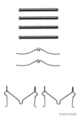 HERTH+BUSS JAKOPARTS J3663006 Комплектующие, колодки дискового тормоза передний мост для MAZDA 323 C IV (Мазда 323 c иv) HERTH+BUSS JAKOPARTS J3663006 Комплектующие, колодки дискового тормоза передний мост для MAZDA 323 C IV (Мазда 323 c иv)