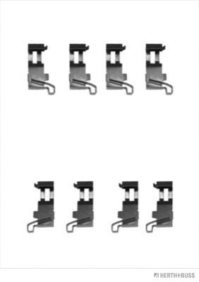 HERTH+BUSS JAKOPARTS J3666002 Комплектующие, колодки дискового тормоза передний мост для DAIHATSU GRAN MOVE (Дайхатсу Гран моvэ) HERTH+BUSS JAKOPARTS J3666002 Комплектующие, колодки дискового тормоза передний мост для DAIHATSU GRAN MOVE (Дайхатсу Гран моvэ)