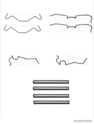 HERTH+BUSS JAKOPARTS J3666004 Комплектующие, колодки дискового тормоза передний мост для DAIHATSU CUORE V (Дайхатсу Cуорэ v) HERTH+BUSS JAKOPARTS J3666004 Комплектующие, колодки дискового тормоза передний мост для DAIHATSU CUORE V (Дайхатсу Cуорэ v)