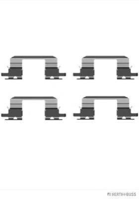 HERTH+BUSS JAKOPARTS J3667002 Комплектующие, колодки дискового тормоза передний мост для SUBARU LIBERTY I (Субару Либэртъ и) HERTH+BUSS JAKOPARTS J3667002 Комплектующие, колодки дискового тормоза передний мост для SUBARU LIBERTY I (Субару Либэртъ и)