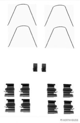 HERTH+BUSS JAKOPARTS J3668006 Комплектующие, колодки дискового тормоза передний мост для SUZUKI GRAND VITARA I (Сузуки Гранд витара 1) HERTH+BUSS JAKOPARTS J3668006 Комплектующие, колодки дискового тормоза передний мост для SUZUKI GRAND VITARA I (Сузуки Гранд витара 1)