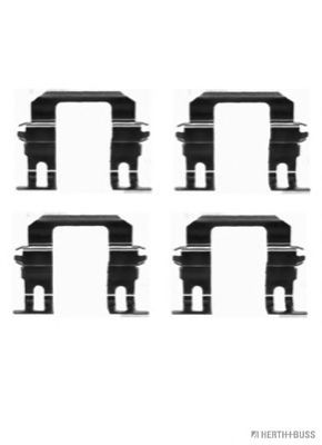 HERTH+BUSS JAKOPARTS J3669001 Комплектующие, колодки дискового тормоза<br >задний мост 