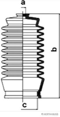 HERTH+BUSS JAKOPARTS J4102001 Комплект пылника, рулевое управление слева для LEXUS ES (Лексус Эс) HERTH+BUSS JAKOPARTS J4102001 Комплект пылника, рулевое управление слева для LEXUS ES (Лексус Эс)