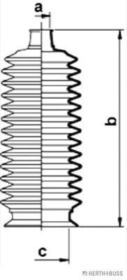 HERTH+BUSS JAKOPARTS J4102016 Комплект пылника, рулевое управление справа для LEXUS ES (Лексус Эс) HERTH+BUSS JAKOPARTS J4102016 Комплект пылника, рулевое управление справа для LEXUS ES (Лексус Эс)