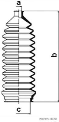 HERTH+BUSS JAKOPARTS J4118000 Комплект пылника, рулевое управление справа для SUZUKI (Сузуки) HERTH+BUSS JAKOPARTS J4118000 Комплект пылника, рулевое управление справа для SUZUKI (Сузуки)