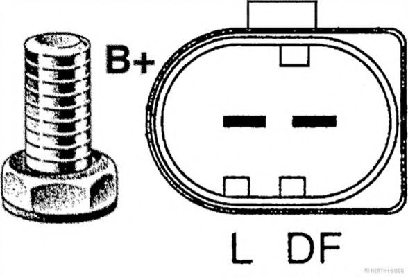 HERTH+BUSS JAKOPARTS J5115091 Генератор для MITSUBISHI (Митсубиши/митсубиси) HERTH+BUSS JAKOPARTS J5115091 Генератор для MITSUBISHI (Митсубиши/митсубиси)