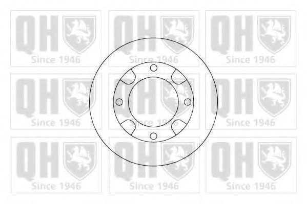 QUINTON HAZELL BDC3144 Тормозной диск 