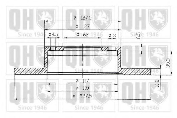 QUINTON HAZELL BDC3150 Тормозной диск для FIAT STRADA II (Фиат Страда 2) QUINTON HAZELL BDC3150 Тормозной диск для FIAT STRADA II (Фиат Страда 2)