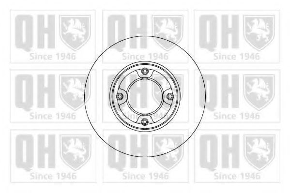 QUINTON HAZELL BDC3333 Тормозной диск 