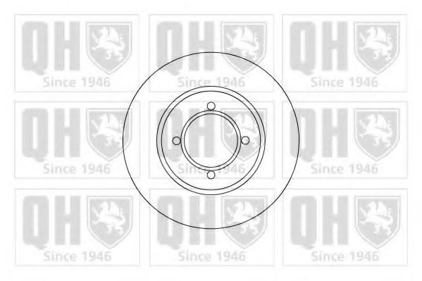 QUINTON HAZELL BDC3380 Тормозной диск для MITSUBISHI GALANT I (Митсубиши/митсубиси Галант и) QUINTON HAZELL BDC3380 Тормозной диск для MITSUBISHI GALANT I (Митсубиши/митсубиси Галант и)