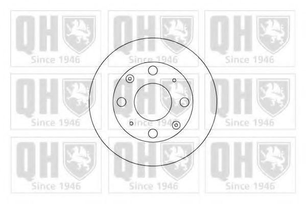 QUINTON HAZELL BDC3385 Тормозной диск 