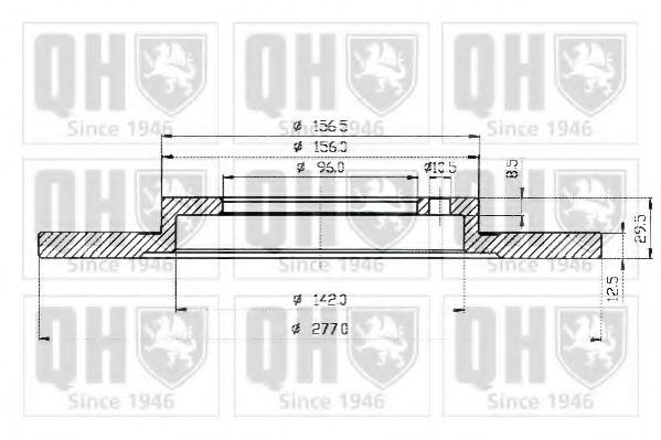 QUINTON HAZELL BDC3509 Тормозной диск для DAIHATSU FEROZA (Дайхатсу Фэроза) QUINTON HAZELL BDC3509 Тормозной диск для DAIHATSU FEROZA (Дайхатсу Фэроза)