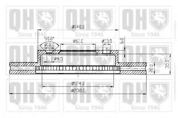 QUINTON HAZELL BDC3546 Тормозной диск для RENAULT ALLIANCE (Рено Аллианcэ) QUINTON HAZELL BDC3546 Тормозной диск для RENAULT ALLIANCE (Рено Аллианcэ)