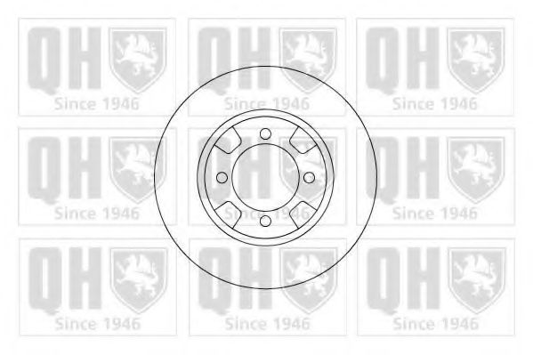 QUINTON HAZELL BDC3587 Тормозной диск для MAZDA 626 II (Мазда 626 2) QUINTON HAZELL BDC3587 Тормозной диск для MAZDA 626 II (Мазда 626 2)