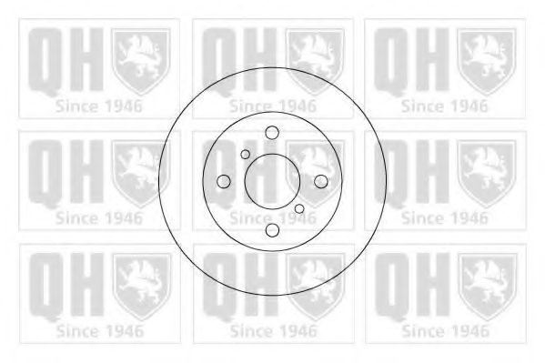 QUINTON HAZELL BDC3700 Тормозной диск для TOYOTA COROLLA FX (Тойота/тоета Cоролла инфинити фх) QUINTON HAZELL BDC3700 Тормозной диск для TOYOTA COROLLA FX (Тойота/тоета Cоролла инфинити фх)