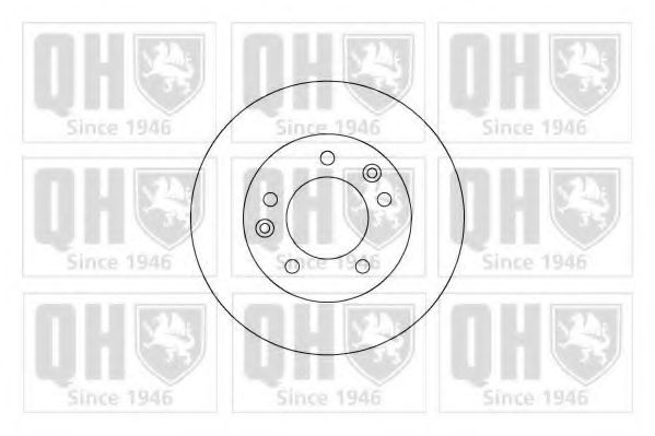 QUINTON HAZELL BDC3736 Тормозной диск 