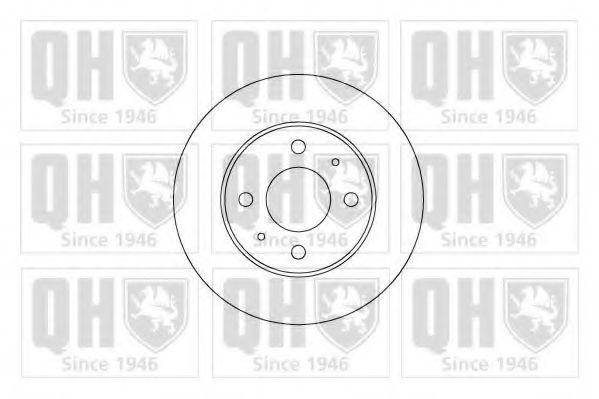 QUINTON HAZELL BDC3809 Тормозной диск 