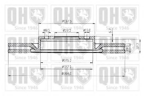 QUINTON HAZELL BDC3854 Тормозной диск для FIAT (Фиат) QUINTON HAZELL BDC3854 Тормозной диск для FIAT (Фиат)