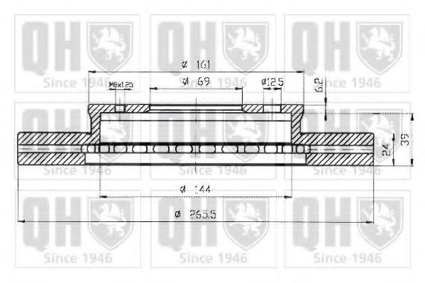 QUINTON HAZELL BDC4284 Тормозной диск для MITSUBISHI ETERNA IV (Митсубиши/митсубиси Этэрна иv) QUINTON HAZELL BDC4284 Тормозной диск для MITSUBISHI ETERNA IV (Митсубиши/митсубиси Этэрна иv)
