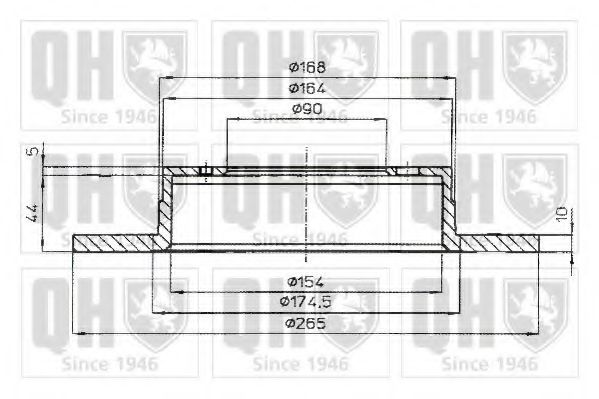 QUINTON HAZELL BDC4297 Тормозной диск для MITSUBISHI ETERNA IV (Митсубиши/митсубиси Этэрна иv) QUINTON HAZELL BDC4297 Тормозной диск для MITSUBISHI ETERNA IV (Митсубиши/митсубиси Этэрна иv)