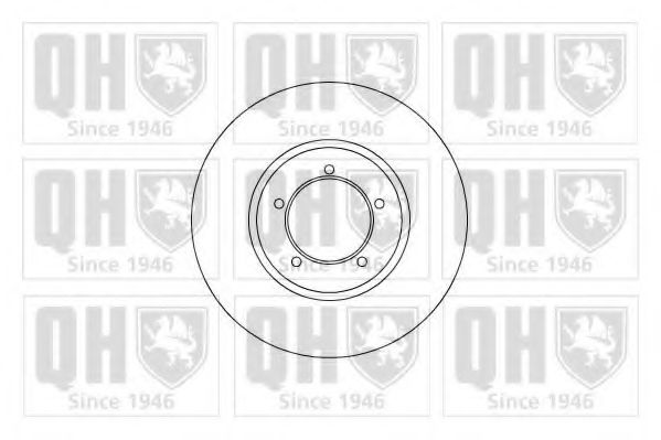 QUINTON HAZELL BDC4304 Тормозной диск 