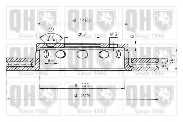 QUINTON HAZELL BDC4377 Тормозной диск для KIA MENTOR (Киа Мэнтор) QUINTON HAZELL BDC4377 Тормозной диск для KIA MENTOR (Киа Мэнтор)