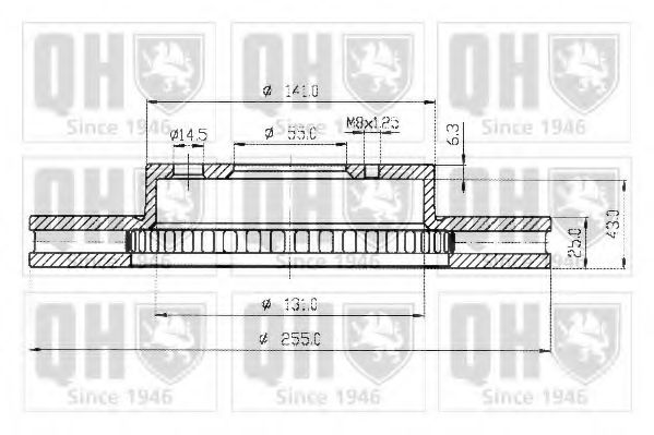 QUINTON HAZELL BDC4615 Тормозной диск для TOYOTA CARINA E (Тойота/тоета Карина е) QUINTON HAZELL BDC4615 Тормозной диск для TOYOTA CARINA E (Тойота/тоета Карина е)