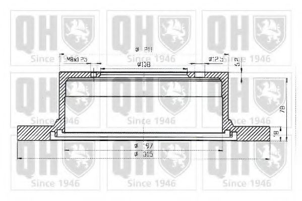 QUINTON HAZELL BDC4773 Тормозной диск для MITSUBISHI CHALLENGER (Митсубиши/митсубиси Чаллэнгэр) QUINTON HAZELL BDC4773 Тормозной диск для MITSUBISHI CHALLENGER (Митсубиши/митсубиси Чаллэнгэр)