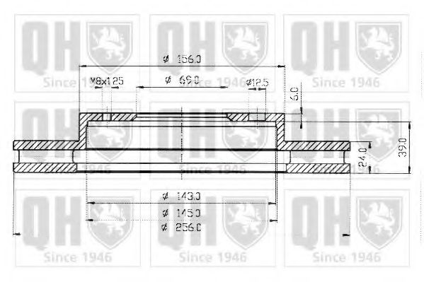 QUINTON HAZELL BDC4775 Тормозной диск для MITSUBISHI ETERNA IV (Митсубиши/митсубиси Этэрна иv) QUINTON HAZELL BDC4775 Тормозной диск для MITSUBISHI ETERNA IV (Митсубиши/митсубиси Этэрна иv)