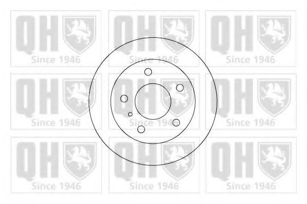 QUINTON HAZELL BDC5173 Тормозной диск 